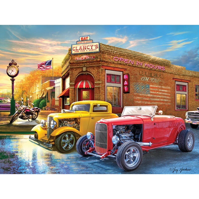 RoseArt American Nostalgia American Grill 550 Piece Jigsaw Puzzle for Adults - Image 2