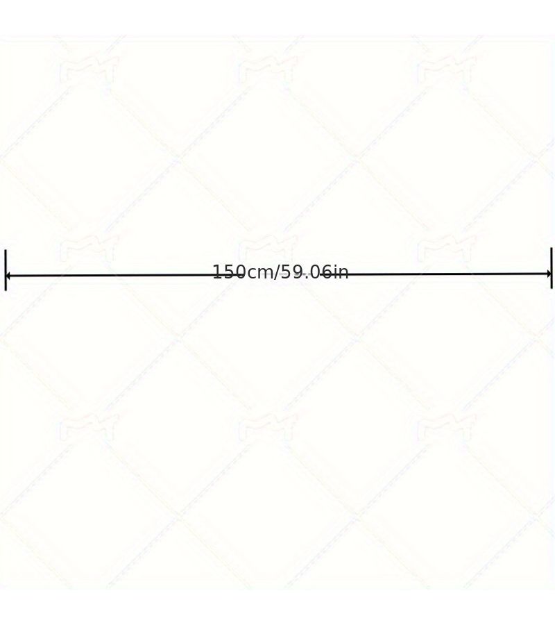 1pc Dual Sided Measuring Tape Black Yellow 59 Inches 150 Centimeters PVC Double Scales Body Measurement Sewing - Image 4
