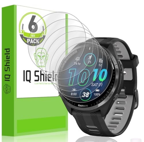 IQShield Screen Protector Compatible with Garmin Forerunner® 970/570/965 (47mm) (6-Pack) Ultra Thin, Anti-Scratch Anti-Bubble Clear TPU Film - Image 1