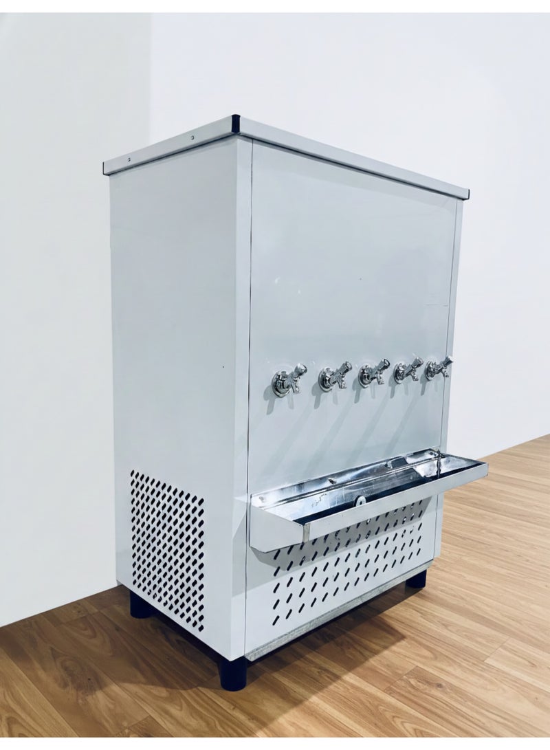 Cooltec Stainless Steel 5 Tap Water Cooler 150 Gallons - Image 1