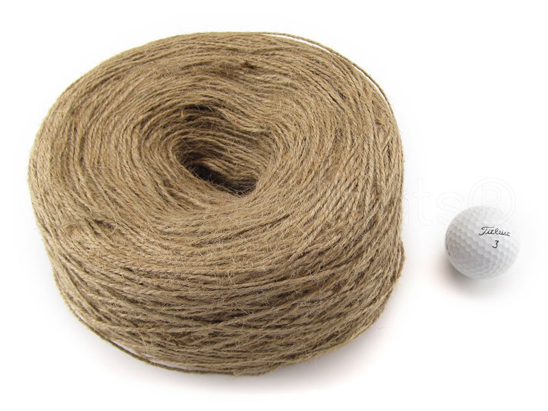 CleverDelights 1000 Foot Jute Twine - 3 Ply - Heavy Duty - Jute String Rope Roll - 1000' - Image 2