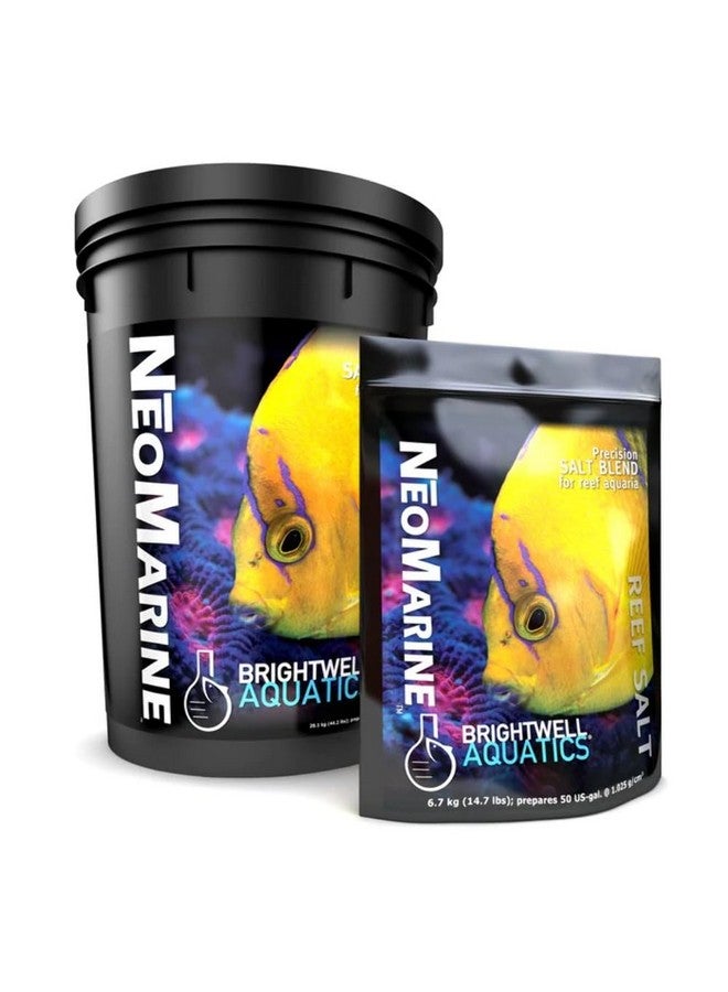Brightwell Aquatics Neomarine Marine Salt Blend For Reef Aquarium  Fish Tank Starter Aquarium Salt  Aquarium Water Treatments, 16Gal