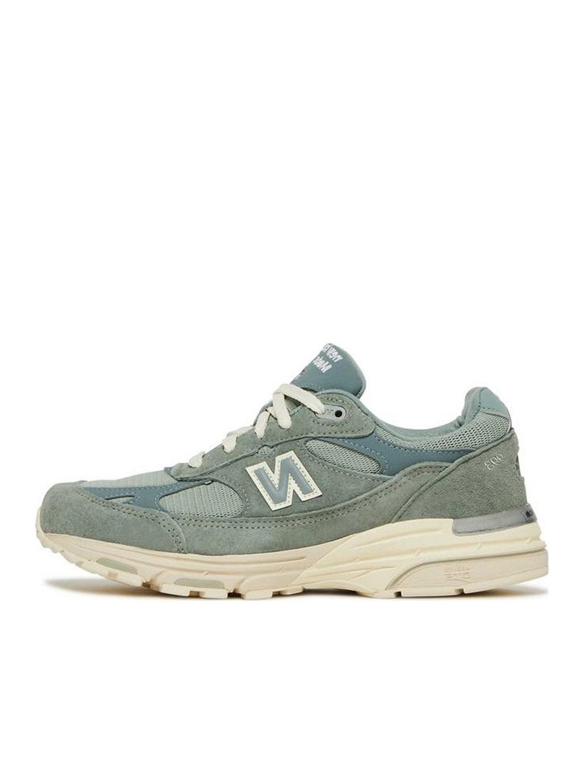 New Balance 993×KITH Casual Colorblock Sneakers Beige/Green For Men/Women/Students  - Image 1