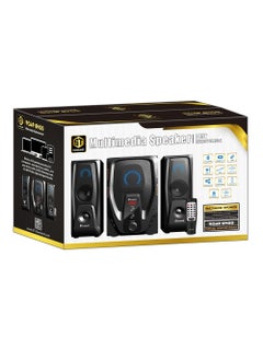 Standard Speaker Standard 2.1 ROAR 6400 Power 64 Watt illuminated multimedia speaker Optical Cable - Aux - Bluetooth - Usb - Sd card - Radio - Led Screen - Remote - Full Function  - Image 1