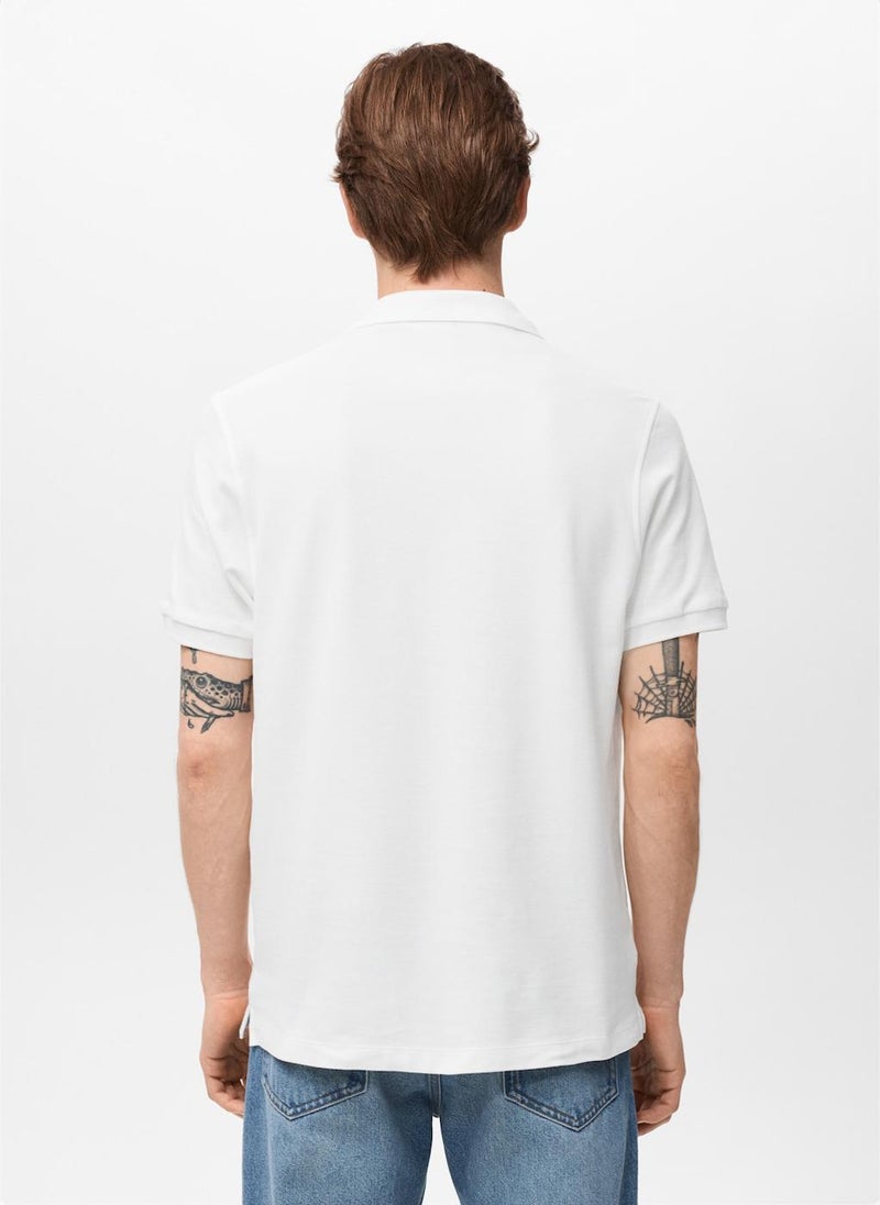 Mango Man Regular-Fit  Piqué Polo Shirt  - Image 2