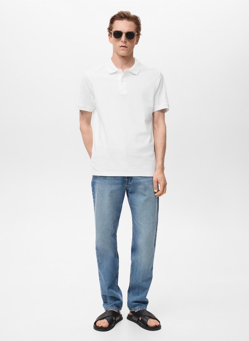 Mango Man Regular-Fit  Piqué Polo Shirt  - Image 4