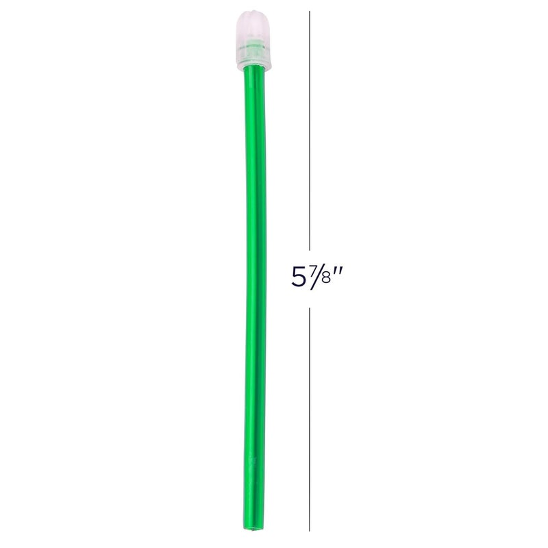 Practicon 7019116 GRE Total Comfort Colorflex Disposable Saliva Ejector, Green, Pack of 100 - Image 4