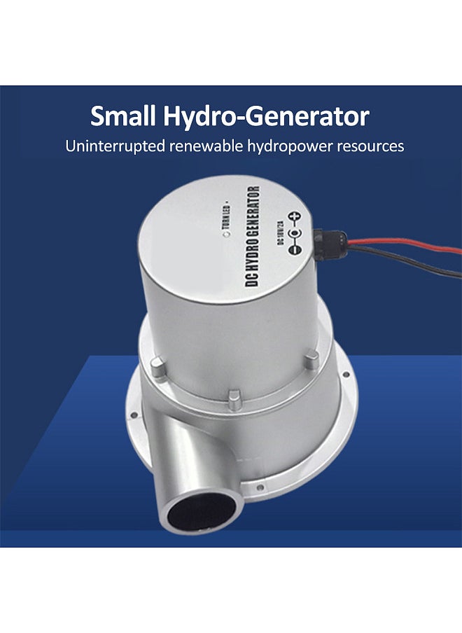Generic - DC18V 2A  36W Small Hydroelectric Generator Water Turbine Generator Brushless DC AC Hydraulic Pump Generator High Power Generator Can Used - Image 1
