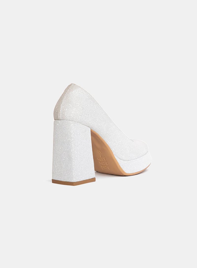 TGS Platform Pumps Glitter - Image 2