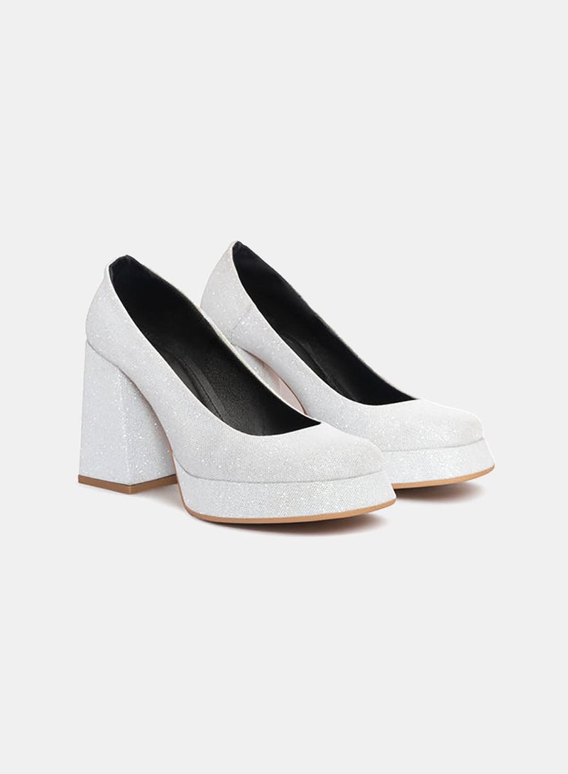 TGS Platform Pumps Glitter - Image 1