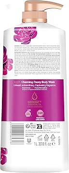Lux LUX Charming Peony Body Wash with Orange Oil Mens Womens Aromatic LongLasting Fine Fragrance Shower Gel Nourishing Body Cleanser Aromatic Fragrance Bath Soap Pack of 2 1L - Image 3