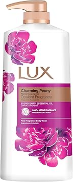 Lux LUX Charming Peony Body Wash with Orange Oil Mens Womens Aromatic LongLasting Fine Fragrance Shower Gel Nourishing Body Cleanser Aromatic Fragrance Bath Soap Pack of 2 1L - Image 2