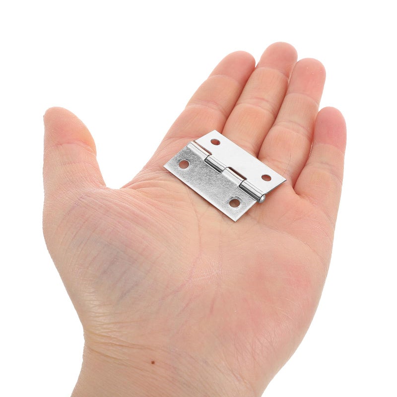20 Pcs 1 5 Inch Stainless Steel Flat Heavy Duty Door Hinges For Jewelry Box Cabinet Hardware - Image 5