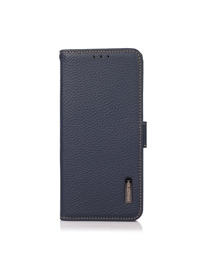 S-TOP Case For Honor 400 Lite KHAZNEH Side-Magnetic Litchi Genuine Leather RFID Phone Case - Image 2
