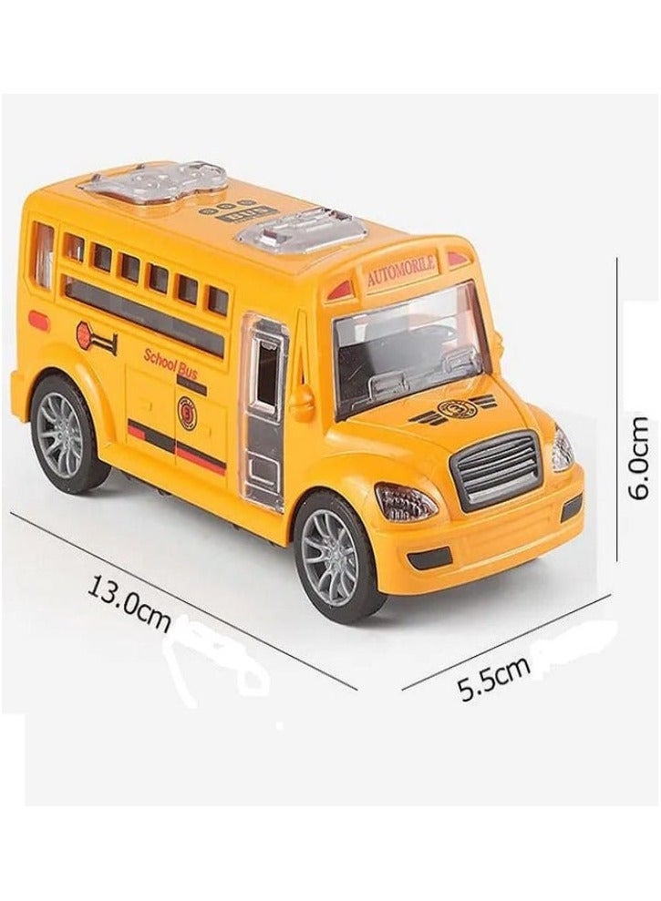 School Bus Toy for Kids - Door Opening - School Bus for Boys and Girls - Drop Resistant - Mini School Bus Model (Orange) - Image 4