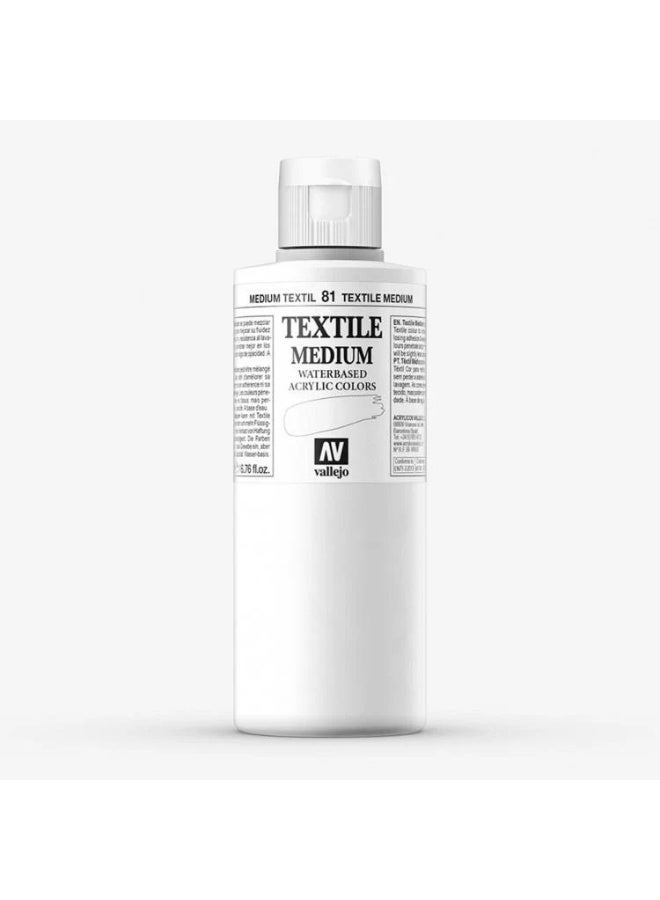Vallejo Textile Medium 200ml – Professional Textile Medium for Paints & Inks -(41081) - Image 2