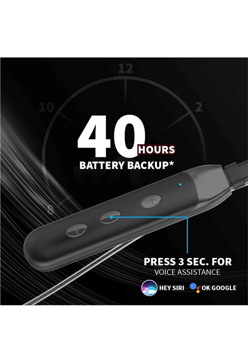 U & I ENTERTAINMENT U & I Tiger Series Bluetooth Wireless In Ear Earphones with Mic (Black) - Image 3