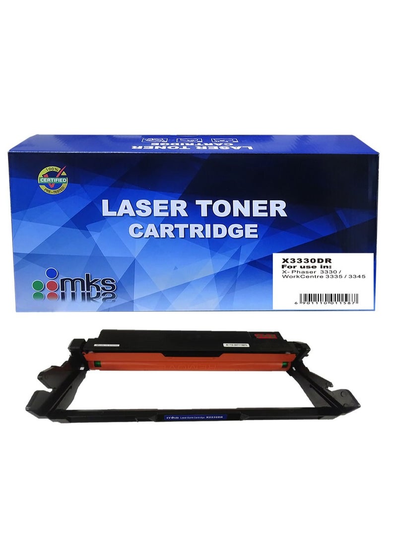 MKS Drum Cartridge 101R00555 (X3330DR) Compatible with Xerox Phaser 3330 / WorkCentre 3335 /3345 - Image 1