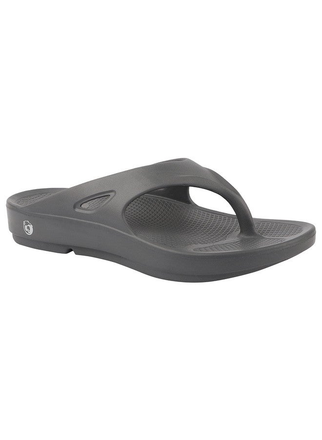 Neoz Extra Soft Men's Slippers with Cushion FootBed for Adult | Comfortable & Light Weight | Stylish & Anti-Skid | Waterproof & Regular Flip Flops for Gents/Boys, M-CLASSIC-CARBON_6 - Image 1