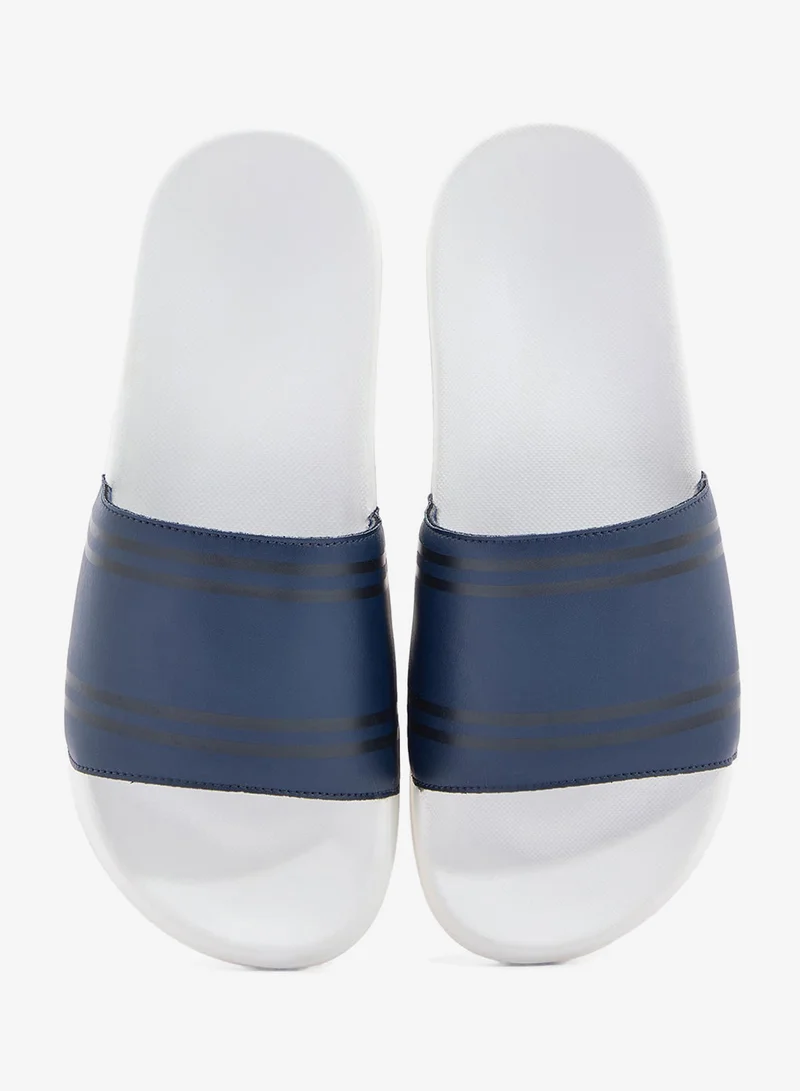 Seventy Five Stripes Detail Casual Slides
