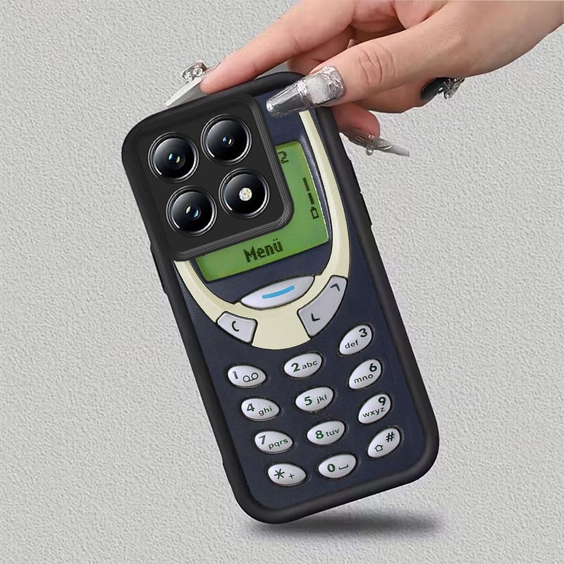 Vintage Retro Shock Resistant Soft TPU Phone Case For Hot 50 Pro 4G Black - Image 3