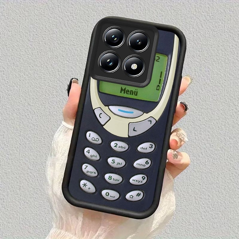 Vintage Retro Shock Resistant Soft TPU Phone Case For Hot 50 Pro 4G Black - Image 4