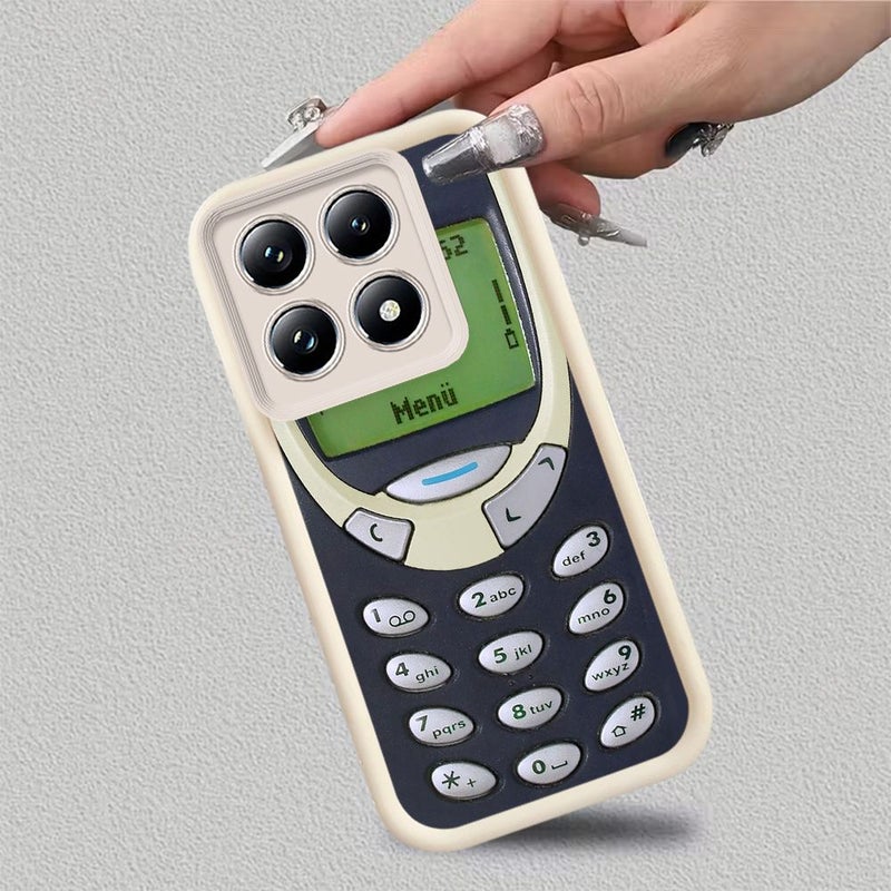 Vintage Retro Shock Resistant Soft TPU Phone Case For Hot 50 Pro 4G Black - Image 2