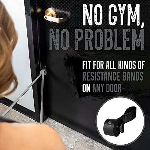 Gradient Fitness Door Anchor for Resistance Bands | Heavy Duty Resistance Band Door Anchors for Stretching Straps, Physical Therapy Exercises & Closed Loop Bands. Door Anchor for Home Gym Workout (B) - Image 2