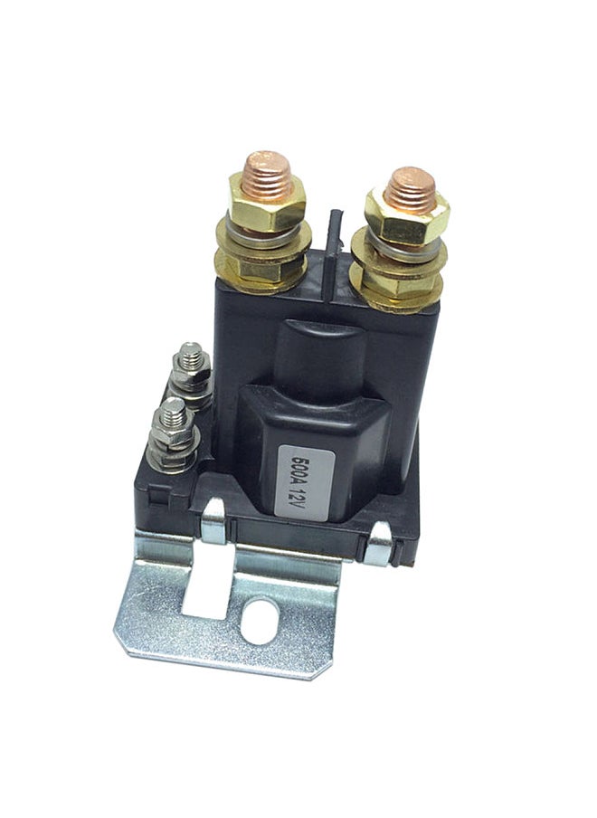 12VDC 500A AMP Heavy Current 4 Pin SPST Car Auto Start Relay Contactor Double Batteries Isolator Off On Control for Multi-battery system Forklift Engineering Automotive