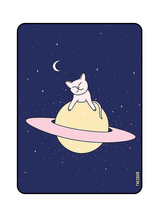 Theodor غطاء واقي قابل للطي لجهاز شياومي باد 5 برو 12.4 قطة نائمة على كوكب - Image 1