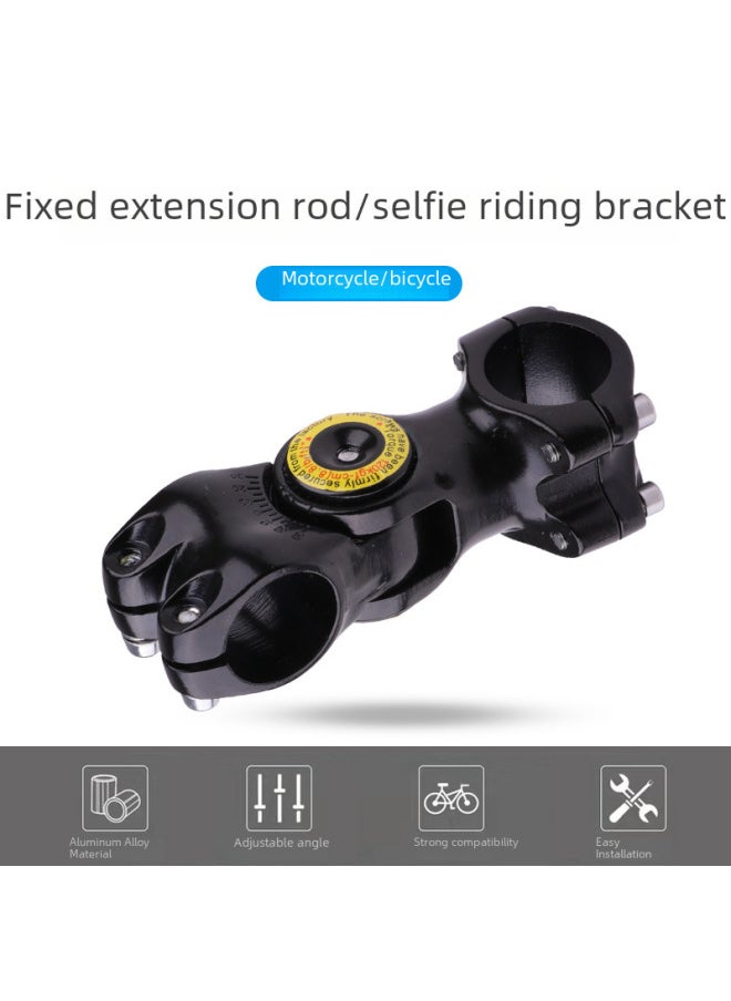 Generic Suitable For Insta360onex2/x3 Motorcycle Bracket Mountain Bike Handlebar Upgrade Follow-up Fixing Bracket-Color:Upgraded Pipe Clip + Selfie Stick  - Image 3
