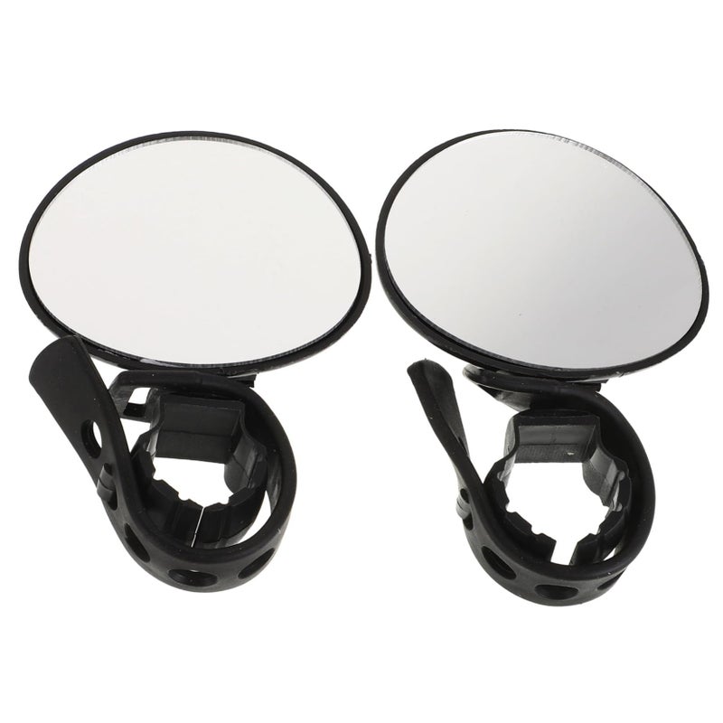 2Pcs Black Rear View Mirror for Bicycle Tricycle Road Bike Cycling Accessory - Image 2