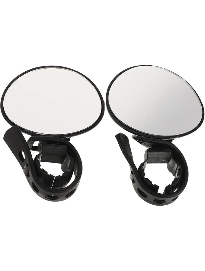 2Pcs Black Rear View Mirror for Bicycle Tricycle Road Bike Cycling Accessory - Image 1
