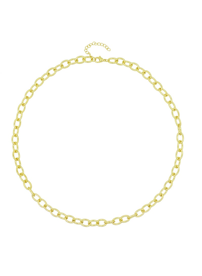 Fashionbox - Karma Linked Chain Necklace Gold Plated - Image 1