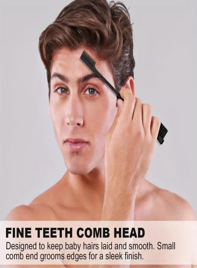 Response Gentle Edges Brush, Double-Sided Edge Bristles & Comb 2-in-1,(Colors may vary, One Brush) Same as Camryn's BFF - Image 5