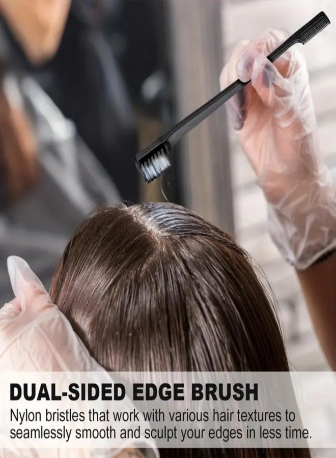 Response Gentle Edges Brush, Double-Sided Edge Bristles & Comb 2-in-1,(Colors may vary, One Brush) Same as Camryn's BFF - Image 4