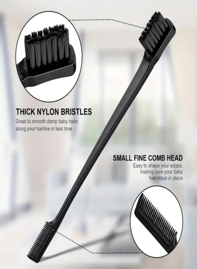 Response Gentle Edges Brush, Double-Sided Edge Bristles & Comb 2-in-1,(Colors may vary, One Brush) Same as Camryn's BFF - Image 3