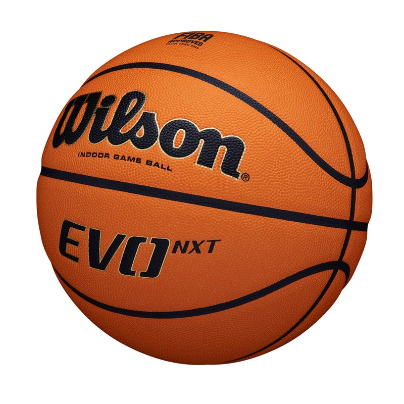 Wilson Basketball EVO NXT FIBA Game Ball, Mixed Leather, Ideal for Indoor, Size 7, Brown, WTB0965XB - Image 3