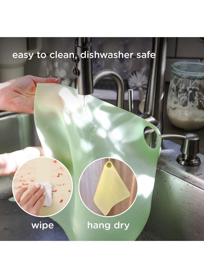 Olababy Fold N Go Silicone Placemat w Travel Case | Dishwasher Safe, BPA Free, Non-Slip, Waterproof | Mini Dining Mat for Infants, Babies, Toddlers and Kids (1, Lilac) - Image 4