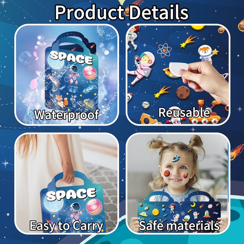 Kalysky 6 Pack Reusable Sticker Book for Toddlers 2 3 4 Year Olds - Image 4