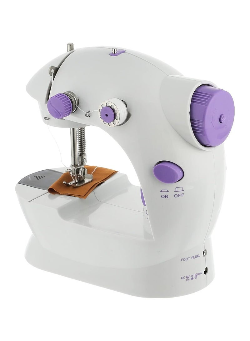 Small electric sewing machine with belt adapter for home sewing  - Image 3