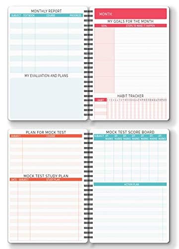 Nourish A5 Study Planner for 6 Months Undated Hardcover A Must Have for Students - Image 5
