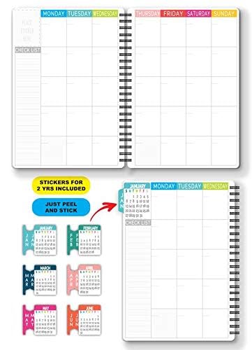 Nourish A5 Study Planner for 6 Months Undated Hardcover A Must Have for Students - Image 2