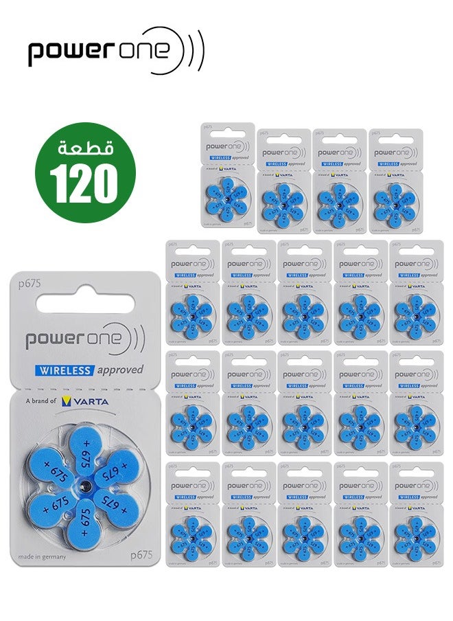 120 Pieces P675 Hearing Aid Batteries 1.45V - pzsku/Z7092AE5F5CD23E1D869EZ/45/_/1733120630/2ef94067-3a34-4567-a6fe-fd91b7ccc8e0