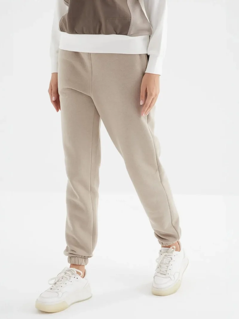 TOMMYLIFE TOMMY Women's High-Waist Fleece Jogger Sweatpants