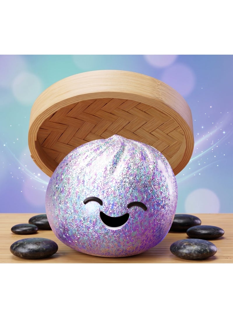 CRAZY FUN Viral Dumpling Squishy Toy – Mystery Bun 1 Pc | Surprise Squishy Dumpling with Glitter & Ultra Rare Golden Collectible | Odorfree, Original Viral Soft Squeeze Toy for Kids 3+ - Image 5