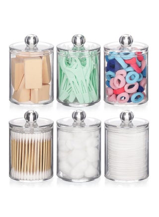 Tbestmax 10 Oz Cotton SwabBallPad Holder Qtip Apothecary Jar Clear Bathroom Containers Dispenser for Storage 3 Pack - pzsku/Z7092F5C6C95DB833CF25Z/45/1749492764/9c705345-ec39-4c16-b283-1edef5a9d391