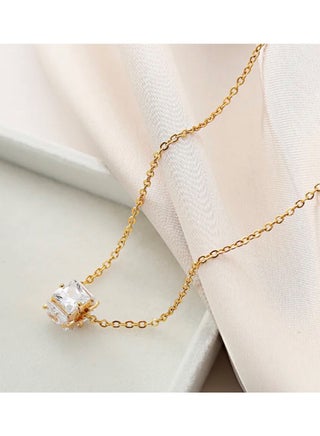 Stainless Steel Gold Plated Cubic Zirconia Necklace - pzsku/Z70931E3CA52D1BA26FC1Z/45/_/1697515522/2d0fc1fa-2e05-4348-9b8e-c1aefc44ba62