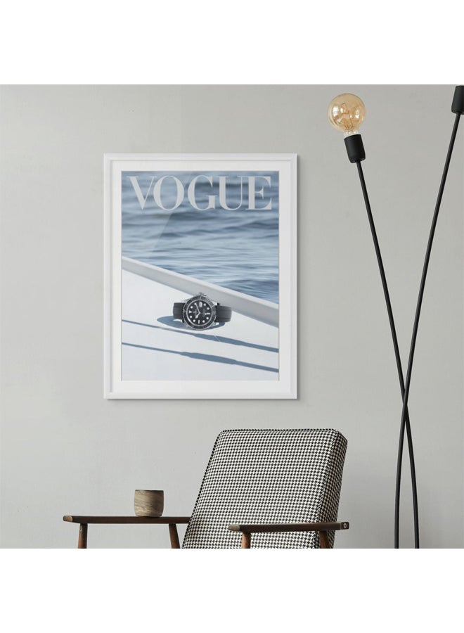 آرت دیکور  ديكور فني مؤطرة الفنون الجميلة صورة طباعة ساعة الموضة الفاخرة جدار الفن الحديث المحيط مستوحاة ملصق لمكتب غرفة المعيشة المنزلي - Image 2