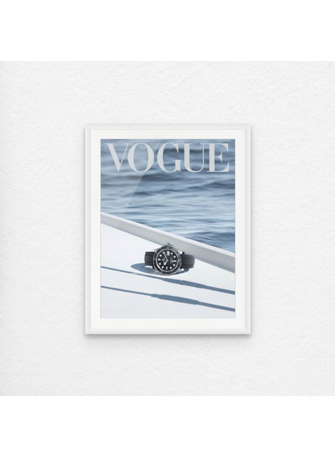 آرت دیکور  ديكور فني مؤطرة الفنون الجميلة صورة طباعة ساعة الموضة الفاخرة جدار الفن الحديث المحيط مستوحاة ملصق لمكتب غرفة المعيشة المنزلي - Image 1